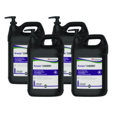Kresto Cherry Heavy Duty Hand Cleaner Manual Cartridge, Cherry Scent, 1 Gal, 4/Carton