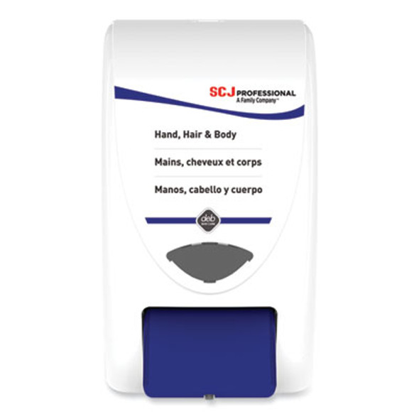 Cleanse Hand, Hair And Body Dispenser, 2 L, 6.4 x 5.7 x 11.5, White/Blue, 8/Carton