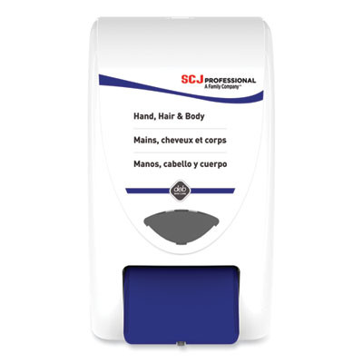 Cleanse Hand, Hair And Body Dispenser, 2 L, 6.4 x 5.7 x 11.5, White/Blue, 8/Carton