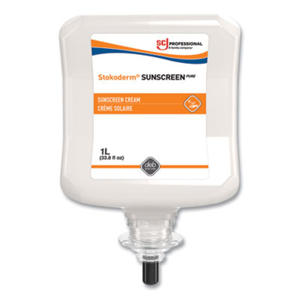 Stokoderm Sunscreen Pure, 1 L Refill, 6/Carton