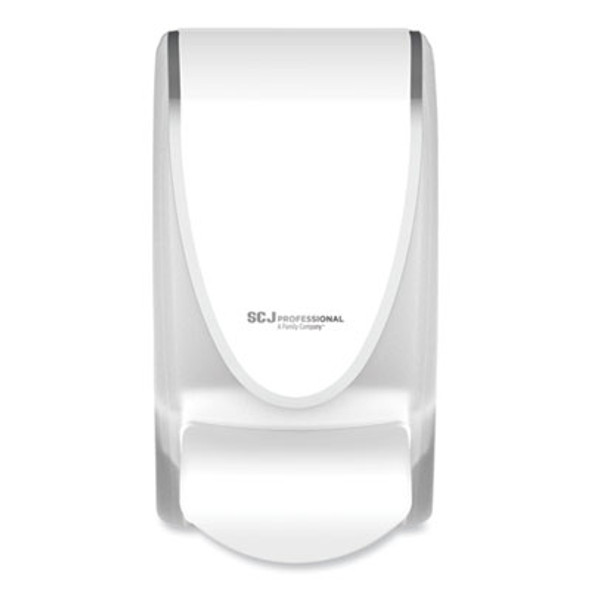 Transparent Manual Dispenser, 1 L, 4.92 x 4.6 x 9.25, White, 15/Carton