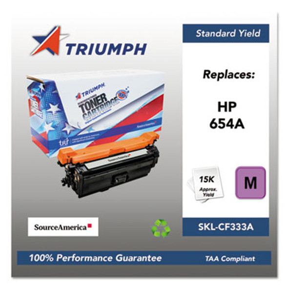751000Nsh1602 Remanufactured Cf333a (653a) Toner, 15,000 Page-Yield, Magenta
