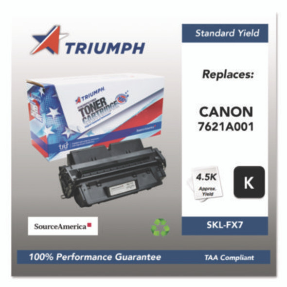 751000Nsh0132 Remanufactured 7621a001Aa (Fx-7) Toner, 4,500 Page-Yield, Black