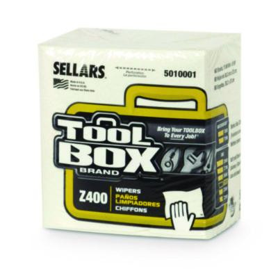 Z400 Quarterfold Wipers, 1-Ply, 11.87 x 13, White, 12/Carton