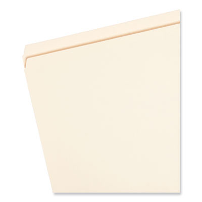 Reinforced Tab Manila File Folders, Straight Tabs, Legal Size, 0.75" Expansion, 11-Pt Manila, 100/Box