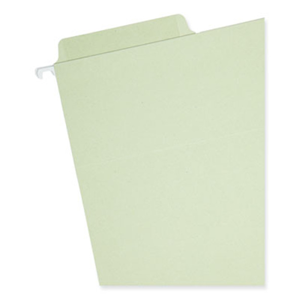 Erasable Fastab Hanging Folders, Letter Size, 1/3-Cut Tabs, Moss, 20/Box