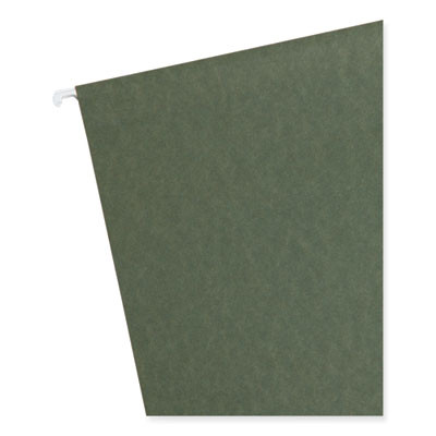 Box Bottom Hanging File Folders, 2" Capacity, Letter-Size, Standard Green, 25/Box