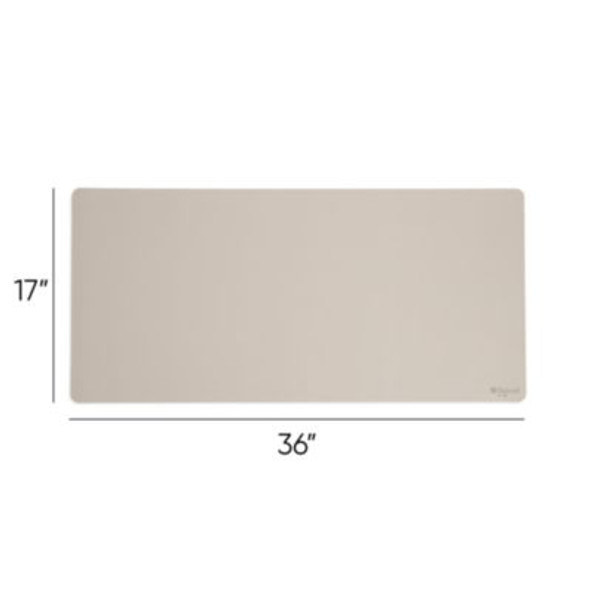 Vegan Leather Desk Pads, 36" x 17", Sandstone