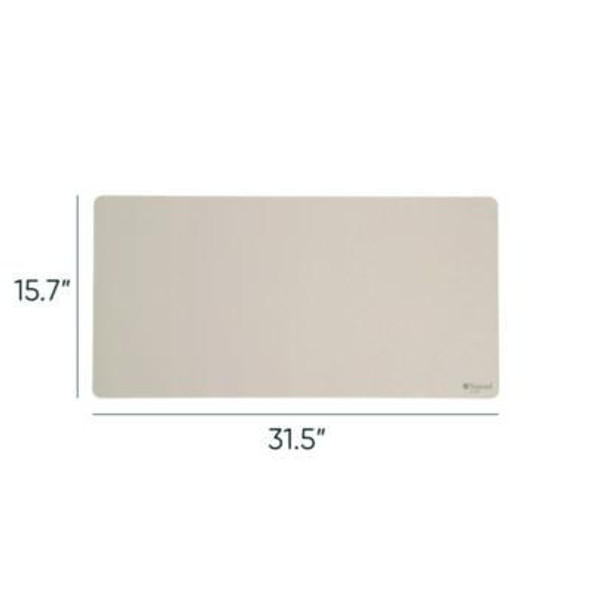 Vegan Leather Desk Pads, 31.5" x 15.7", Sandstone