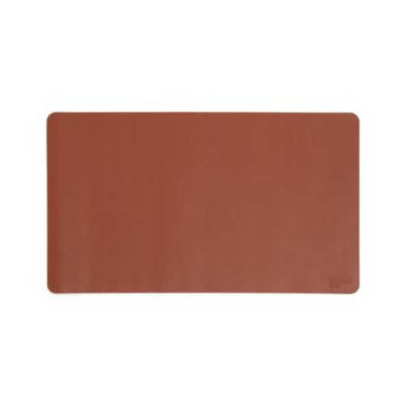 Vegan Leather Desk Pads, 23.6" x 13.7", Brown