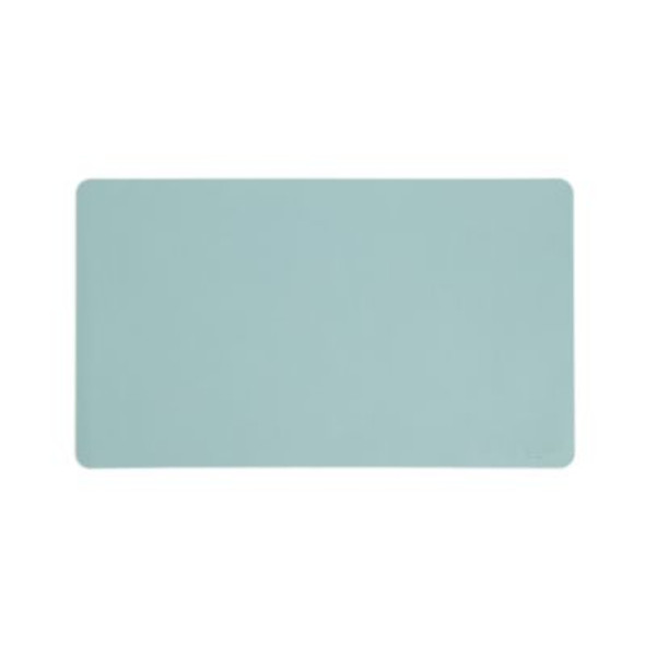 Vegan Leather Desk Pads, 23.6" x 13.7", Light Blue