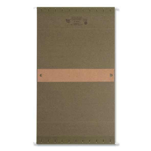 Box Bottom Hanging File Folders, 2" Capacity, Letter Size, Standard Green, 25/Box