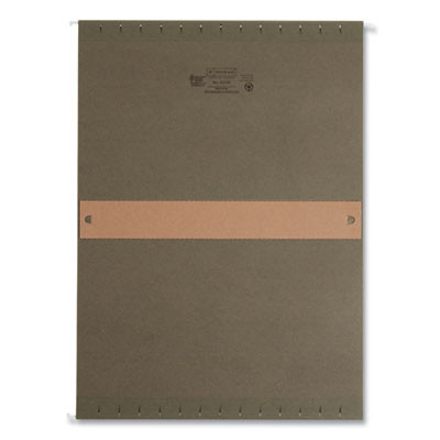 Box Bottom Hanging File Folders, 2" Capacity, Legal Size, Standard Green, 25/Box