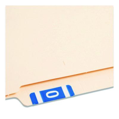 Alphaz Color-Coded Second Letter Alphabetical Labels, O, 1 X 1.63, Dark Blue, 10/Sheet, 10 Sheets/Pack