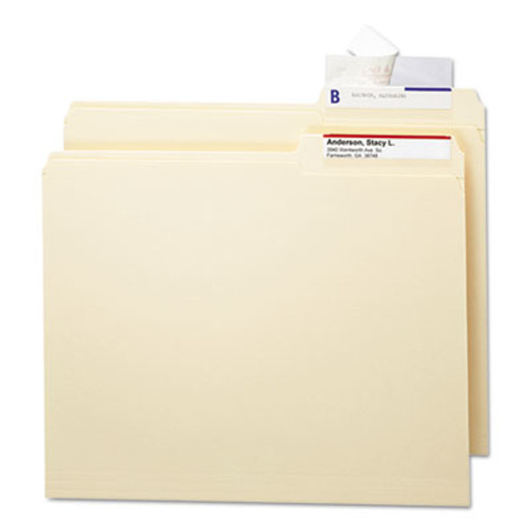Seal And View File Folder Label Protector, Clear Laminate, 3.5 x 1.69, 100/Pack