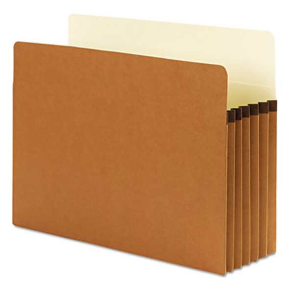 Supertab Pockets, 5.25" Expansion, Letter Size, Redrope, 10/Box