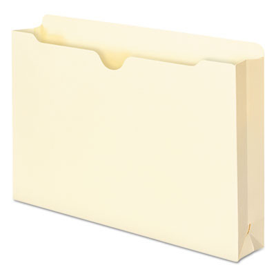 Manila File Jackets, 1-Ply Straight Tab, Legal Size, Manila, 50/Box