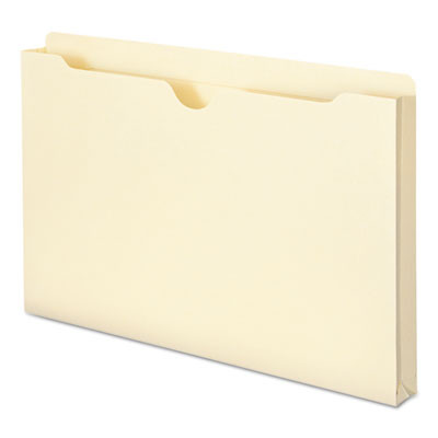 Manila File Jackets, 2-Ply Straight Tab, Legal-Size, Manila, 50/Box