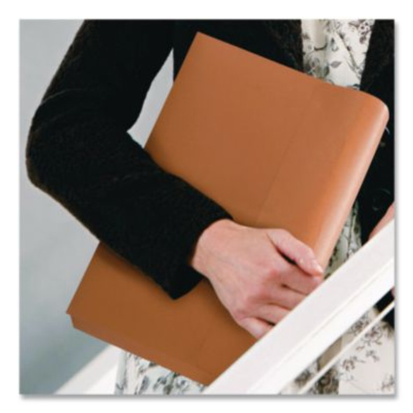 Expanding Wallet With Elastic Cord, 2" Expansion, 1 Section, Elastic Cord Closure, Letter Size, Redrope