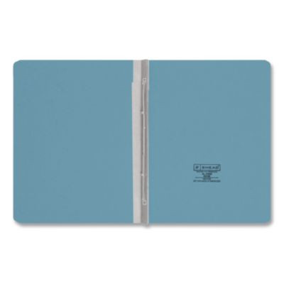 Prong Fastener Premium Pressboard Report Cover, Two-Piece Prong Fastener, 3" Capacity, 8.5 X 11, Blue/Blue