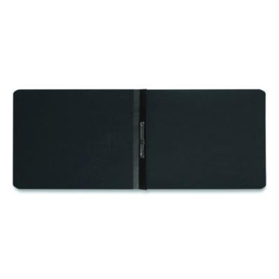 Prong Fastener Premium Pressboard Report Cover, Two-Piece Prong Fastener, 2" Capacity,  8.5 x 11, Black/Black