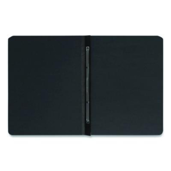 Prong Fastener Premium Pressboard Report Cover, Two-Piece Prong Fastener 3" Capacity, 8.5 X 11, Black/Black