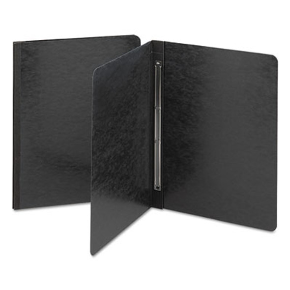 Prong Fastener Premium Pressboard Report Cover, Two-Piece Prong Fastener, 3" Capacity, 8.5 X 11, Black/Black