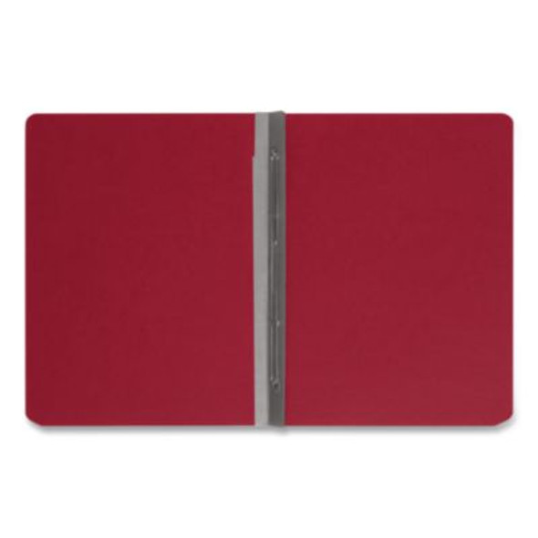 Prong Fastener Premium Pressboard Report Cover, Two-Piece Prong Fastener, 3" Capacity, 8.5 X 11, Bright Red/Bright Red