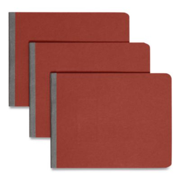 Prong Fastener Premium Pressboard Report Cover, Two-Piece Prong Fastener, 2" Capacity, 8.5 X 11, Red/Red