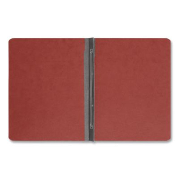 Prong Fastener Premium Pressboard Report Cover, Two-Piece Prong Fastener, 3" Capacity, 8.5 X 11, Red/Red