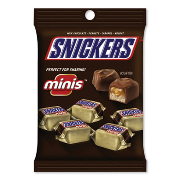 Minis Size Chocolate Bars, Milk Chocolate, 4.4 Oz Pack, 12 Packs/Carton
