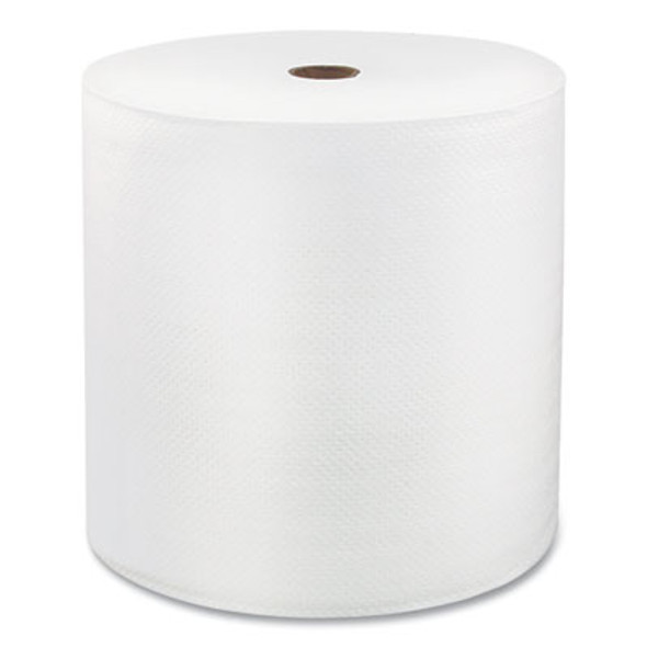 Hard Wound Roll Towel, Tad, 1-Ply, 7" x 700 Ft, White, 6 Rolls/Carton