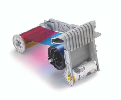 Entrust Full Color 2-Sided Ribbon Kit, Black/Cyan/Magenta/Yellow/Topcoat Protective Layer