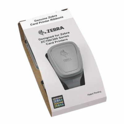 True Colors 2-Sided Wax Ribbon, Black/Cyan/Magenta/Yellow