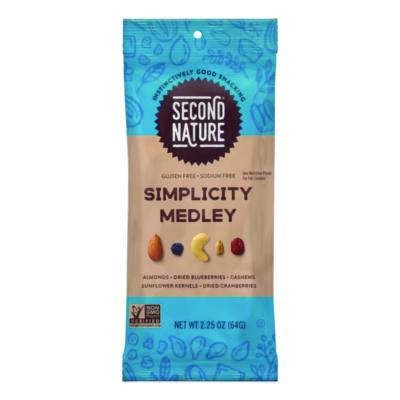 Simplicity Medley Trail Mix, 2.25 Oz Bag, 12 Bags/Box