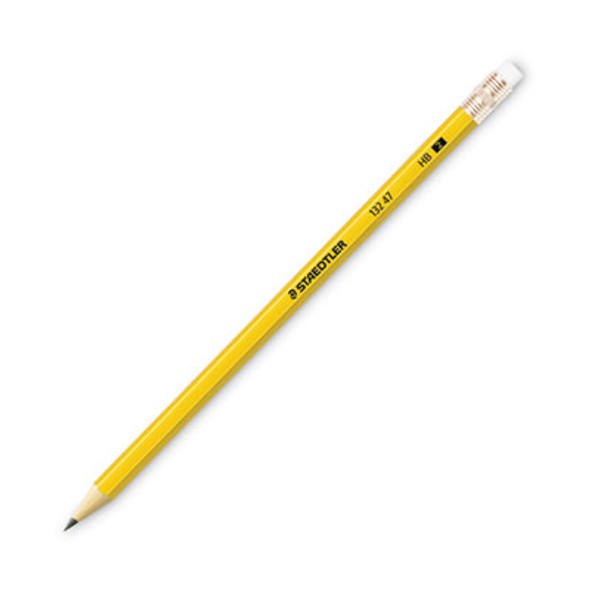 Woodcase Pencil, Hb (#2), Black Lead, Yellow Barrel, 144/Pack