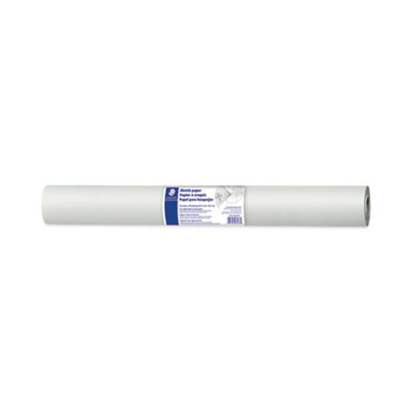 Transparent Sketch Paper Roll, 8 Lb Bond Weight, 18" x 50 Yd, White