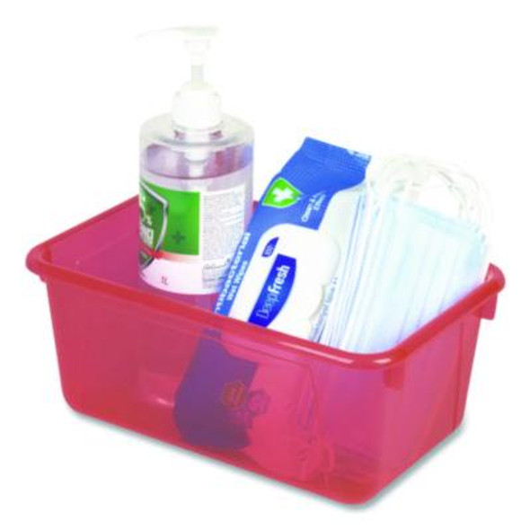 Cubby Bins, 12.2" x 7.8" x 5.1", Assorted Candy Colors, 5/Carton