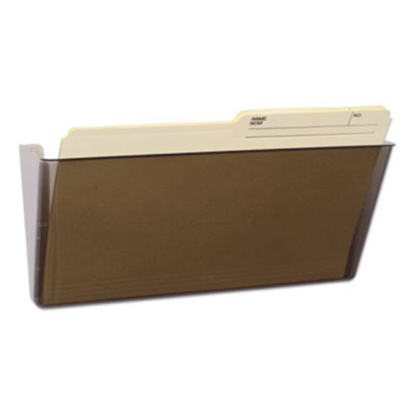 Unbreakable Magnetic Wall File, Legal/Letter Size, 16" x 4" x 7", Smoke