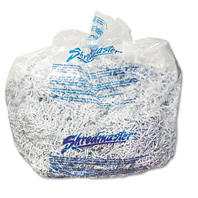 Plastic Shredder Bags, 13-19 Gal Capacity, 25/Box