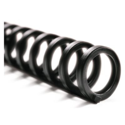 Proclick Easy Edit Spines For 11 x 8.5 Documents, 32 Rings, 0.5" (85-Sheet) Capacity, Black, 25/Pack