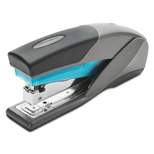 Optima 25 Reduced Effort Stapler, 25-Sheet Capacity, Slate Gray/Blue