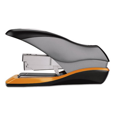 Optima 70 Desktop Stapler, 70-Sheet Capacity, Silver/Black/Orange