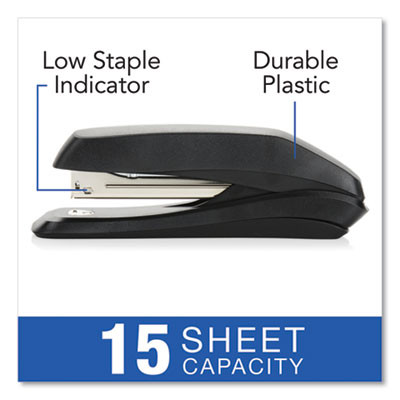 Standard Stapler Value Pack, 15-Sheet Capacity, Black