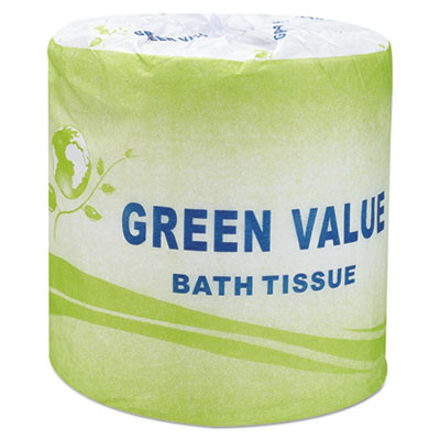 Standard Bath Tissue, Septic Safe, 2-Ply, White, 420 Sheets/Roll, 96 Rolls/Carton