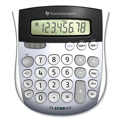 Ti-1795Sv Minidesk Calculator, 8-Digit Lcd
