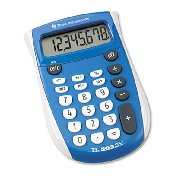 Ti-503Sv Pocket Calculator, 8-Digit Lcd