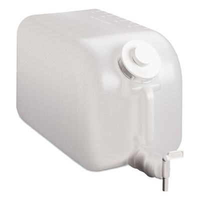 Shur-Fill Dispenser, 5 Gal, Clear, 8/Carton