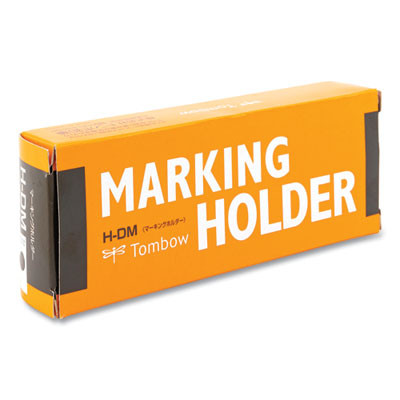 Wax-Based Marking Pencil, Twist-Advance, 4.4 Mm, Black Marks, Navy Blue Barrel, 10/Box