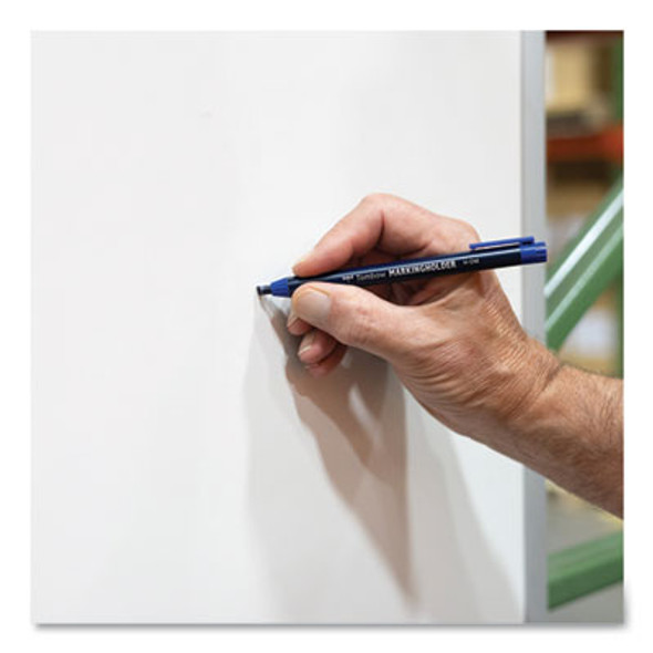 Mechanical Wax-Based Marking Pencil Refills, 4.4 Mm, Blue, 10/Box